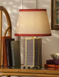 Helmingham Metal & Fabric Table Lamp Antique Brass