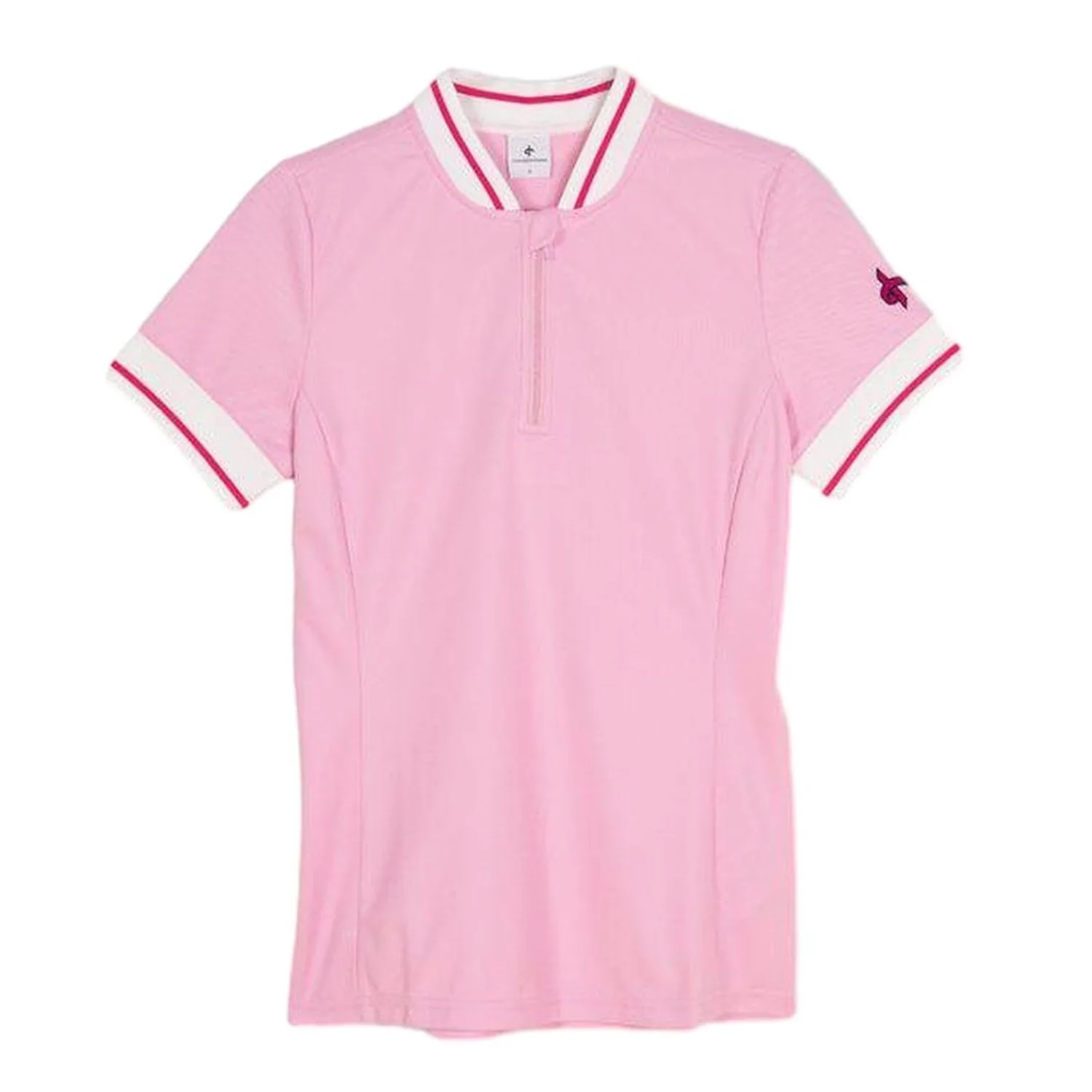 Cross Polo Angela 1/2-Zip, rosa s - Cross - FashionsVida