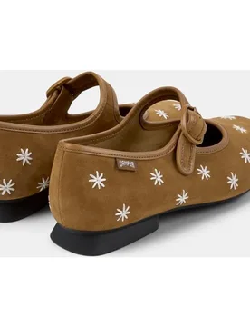 Bailarinas planas de mujer de piel casi myra - Camper - FashionsVida