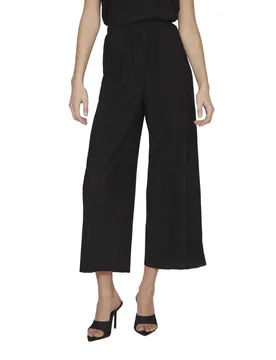 Pantaloni A Vita Alta Plisa Culotte Black Beauty L