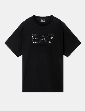 EA7 t-shirt con logo donna nero