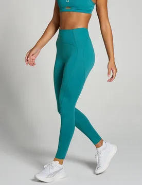 Mallas de costuras curvadas Tempo Ultra para mujer de MP - Turquesa - XL - MyProtein - FashionsVida