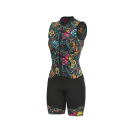 Body ciclismo donna PR-R TATTOO grigio