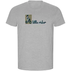 Maglietta A Maniche Corte Little Rider Eco Heather Grey