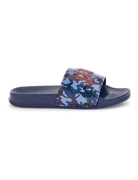 Ciabatte blu con fascia stampata VPOL0252S 31 - Levi's - FashionsVida