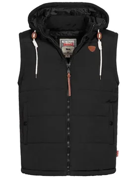 Lonsdale Gilet Polmear Black 3XL - Lonsdale - FashionsVida