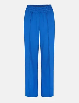 Womens Relay Solid Patterned Straight Joggers In Blue - Size 16 Uk - Vans - FashionsVida