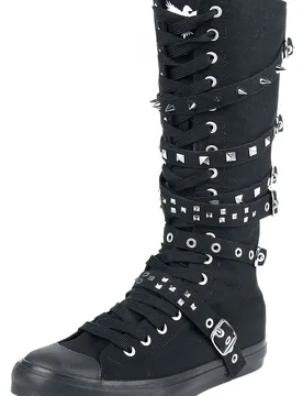 Sneaker high - Thunder Walk - EU37 bis EU45 - Größe EU43 - schwarz - Unisex - unisex - Black Premium by EMP - FashionsVida