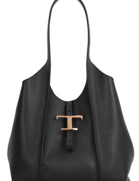 Tod's T Timeless Mini Grainy Leather Tote Handbag