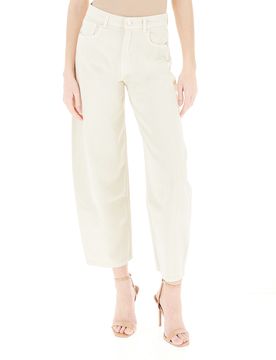 VICOLO Pantalone wide leg AVORIO S