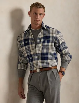 Camisa de hombre de franela Custom Fit - Polo Ralph Lauren - FashionsVida