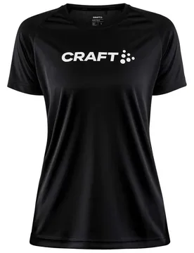Core Unify Logo Short Sleeve T-shirt Black XS Women - Craft - FashionsVida