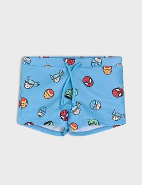 Costume da bagno stampato Marvel - azzurro