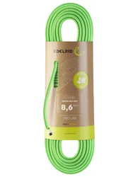 Corde d'escalade légère et fine - Siskin Eco Dry 8,6Mm Neon Green - Taille 60 m - Vert