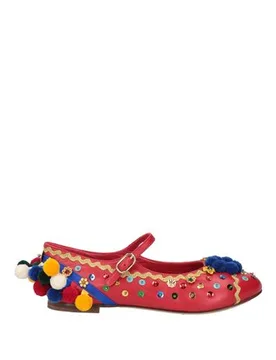 DOLCE&GABBANA Ballerina Mädchen 9-16 jahre Rot 34,35,36 Mädchen 9-16 jahre - Dolce & Gabbana - FashionsVida