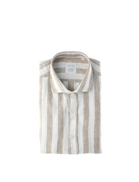 XACUS Camicia in lino BEIGE 40