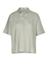 Camicetta di lino MELANIA verde XS