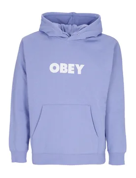Felpa Cappuccio Uomo Bold Hood Premium Fleece Digital Violet - OBEY - FashionsVida
