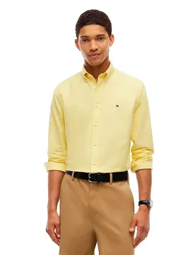Camicia A Maniche Lunghe Mw0mw3577 Sunflower Yellow 2XL - Tommy hilfiger - FashionsVida
