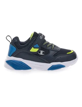 Sneakers Blu con Luci e Chiusura con Stappo WAVE B TD 22 - Champion - FashionsVida