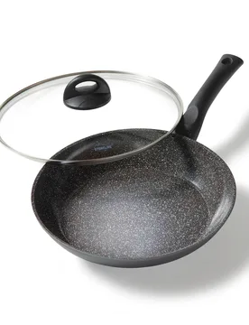 ® CERAMIC Keramik Bratpfanne 24 cm mit Deckel - STONELINE - FashionsVida