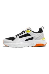 Sneakers bianche nere e arancioni in mesh Trinity 2 LT 42