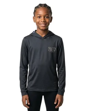 Rash Guard Manches Longues Yellowfin Sunshirt Charcoal M Garçon - Salty Crew - FashionsVida