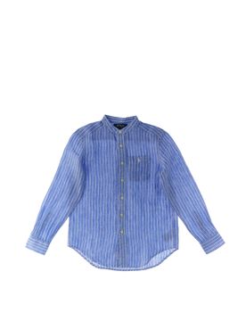 Camicia in lino POLO BOYS CARTA DA ZUCCHERO M