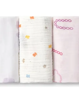 Pack de 3 muselinas 38x38 cm Baby multi estampadas - Tous - FashionsVida