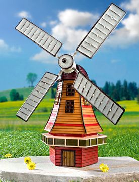 Deko Solar Windmühle, beleuchtet