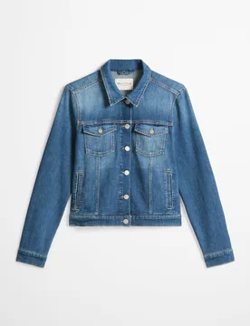 Piel de mujer vaquera regular confeccionado en tejido vaquero con tacto de cachemira - MARC O'POLO - FashionsVida