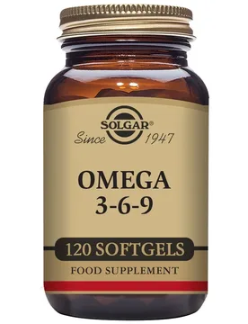 Capsules Omega 3-6-9 120 Unités - Solgar - FashionsVida