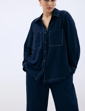 Camisa de mujer air flow bolsillos - Couchel - FashionsVida