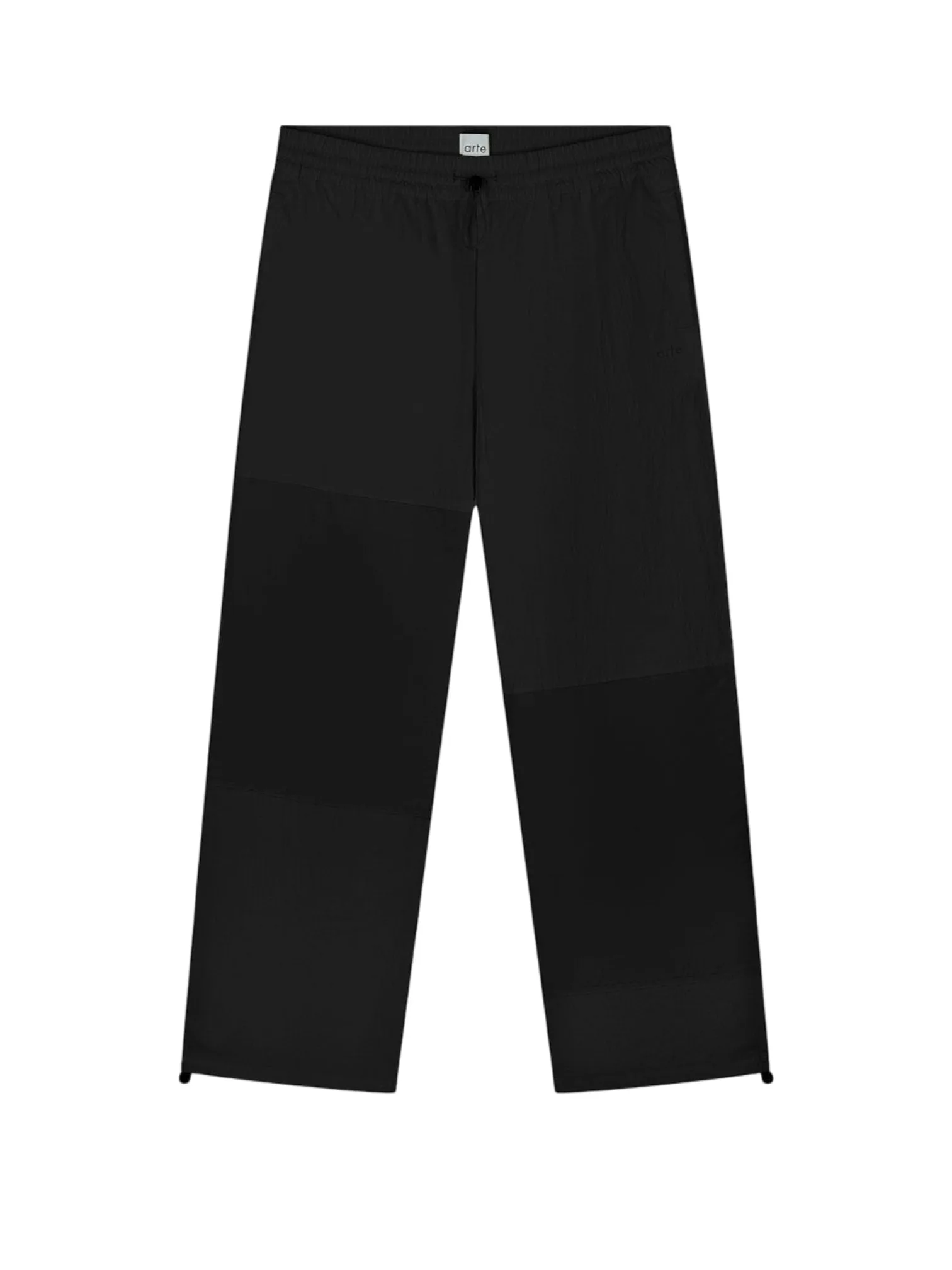 Squared Track Pants pantaloni tecnici in nylon - black - Arte Antwerp - FashionsVida