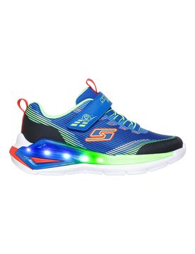 Sneakers blu multicolore con luci e chiusura a strappo Tri-namics 2.0 31