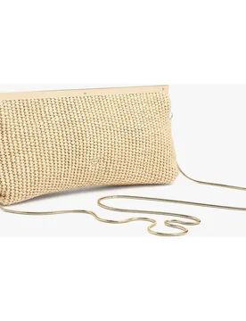Bolso de fiesta multiposición estilo sobre con cierre imantado en liso - Parfois - FashionsVida