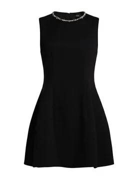 Minivestido Mujer Negro 38 Mujer - Eleh - FashionsVida
