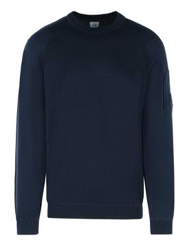 C.P. Company Maglione in cotone blu