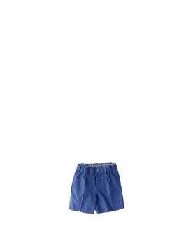 Bermuda lino cotone BLU CHIARO 18M