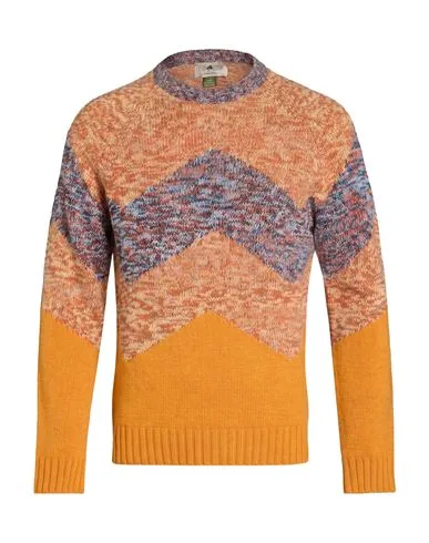 Pullover Herren Orange M,S Herren - IRISH CRONE - FashionsVida