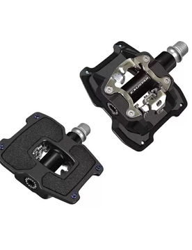 Pedali E-PM831 MTB in Alluminio 6061 Nero - Doppia