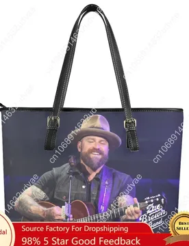Zac Brown Handbag Womens Mens Personalized Tote Bag Fashion Shoulder Bag Business Commuter Leather Purse Travel Grocery Bag Gift - Aliexpress - FashionsVida