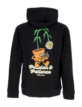 Felpa Cappuccio Uomo Passion & Patience Pullover Black