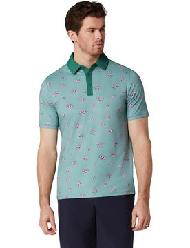 Polo Azalea Gingham, grün/rosa l