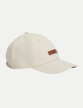 Base-Kappe mit Logo-Patch Beige