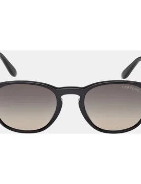 Gafa de sol de hombre redonda en acetato con lente degradada - Tom Ford - FashionsVida