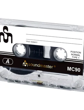 Leerkassetten, 5 Stück schwarz - soundmaster - FashionsVida