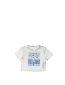 T-shirt girocollo JUNIOR BIANCO S