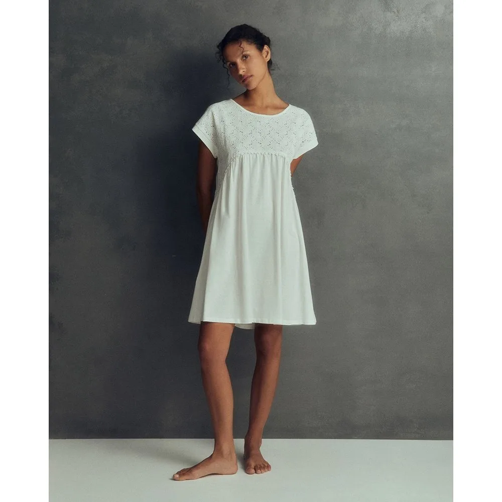 Camisón sin mangas estampado - Sfera - FashionsVida