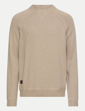 Regular-Fit Strickpullover Beige M